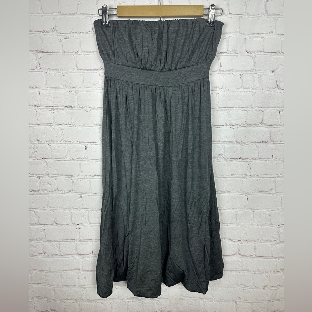 Banana Republic Silk Strapless‎ Bubble Hem dress, sz 2 Babydoll Y2K whimsy fairy